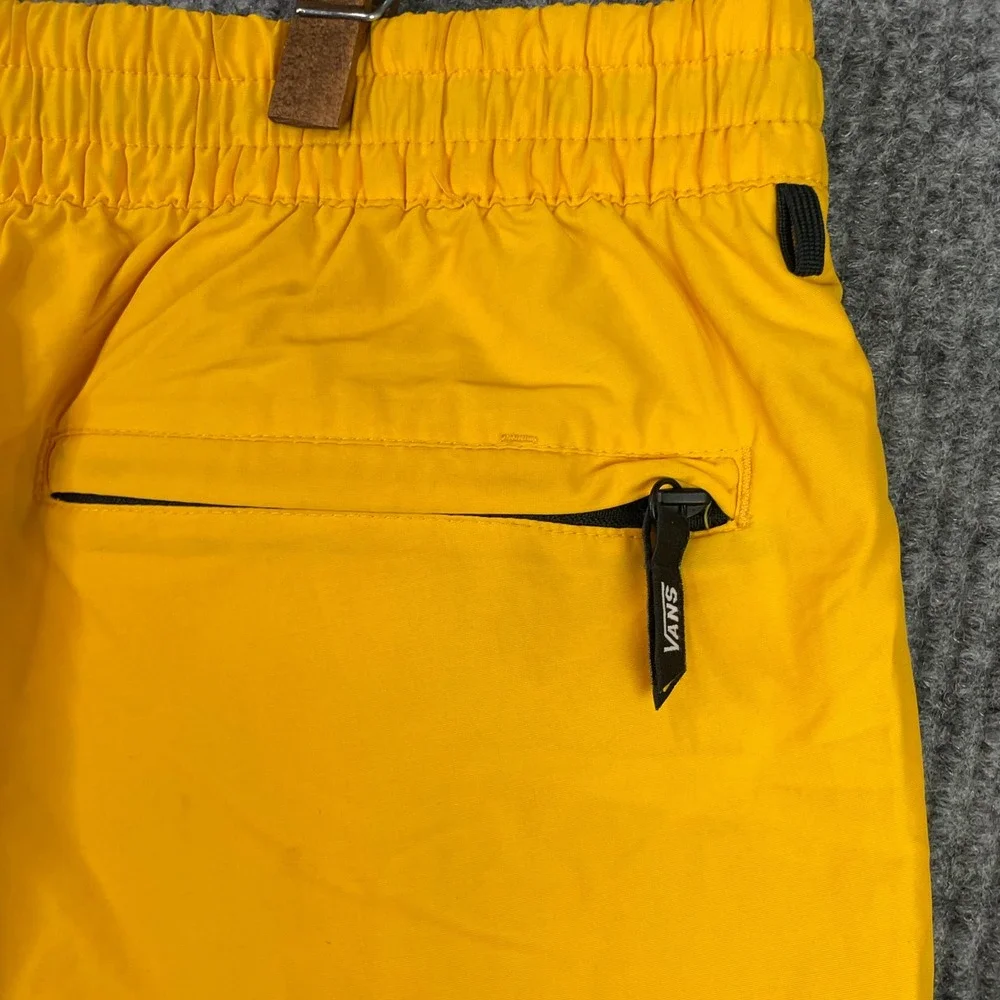 Vans Primary Volley Shorts Mens Medium Yellow Board Shorts Swim Trunks Skate 6